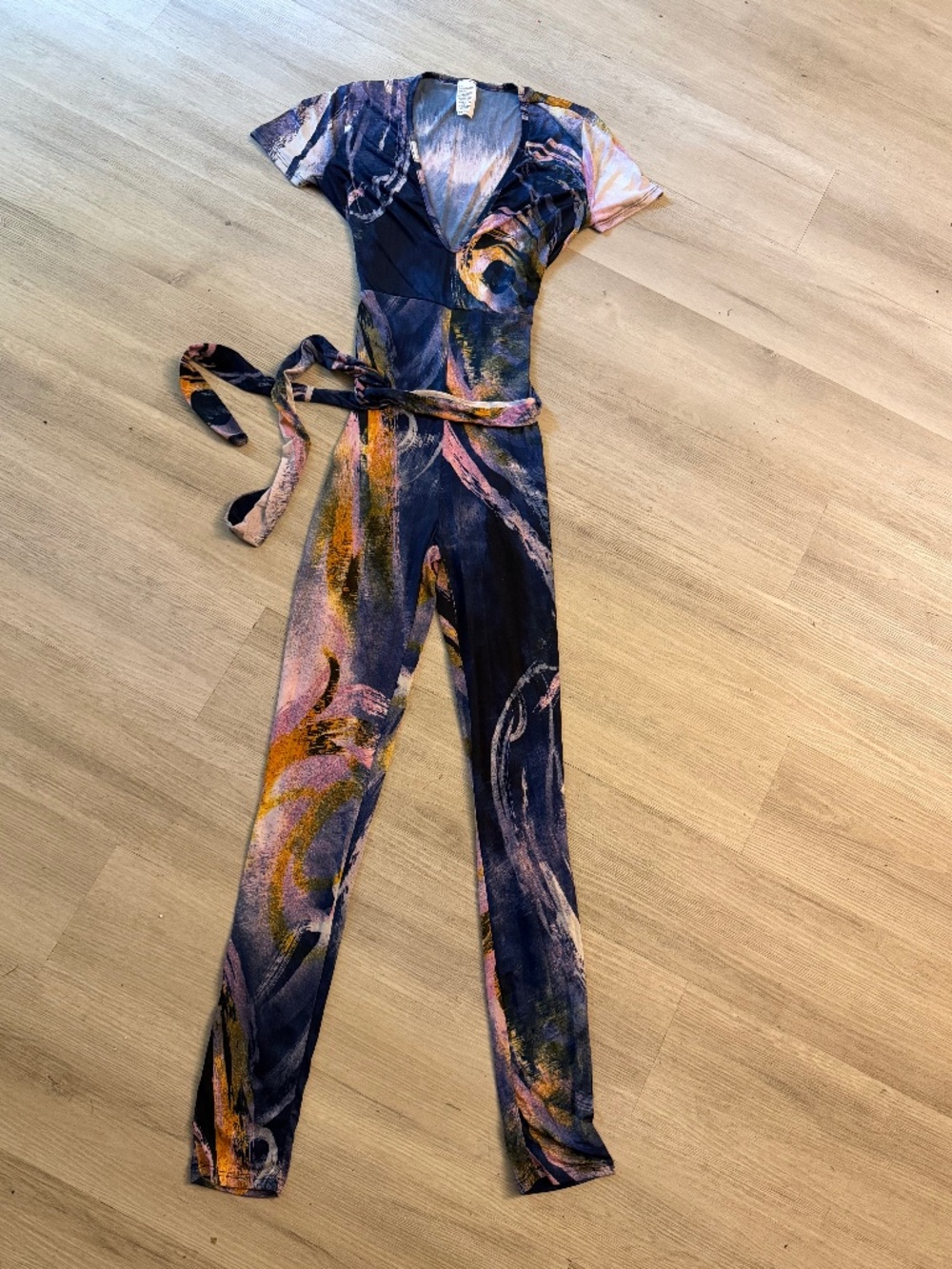 Jumpsuit w waist tie